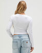 TILLYS Womens Long Sleeve Baby Tee image number 4