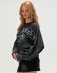 THE WILD COLLECTIVE Philadelphia Eagles Womens Long Sleeve Tee image number 3