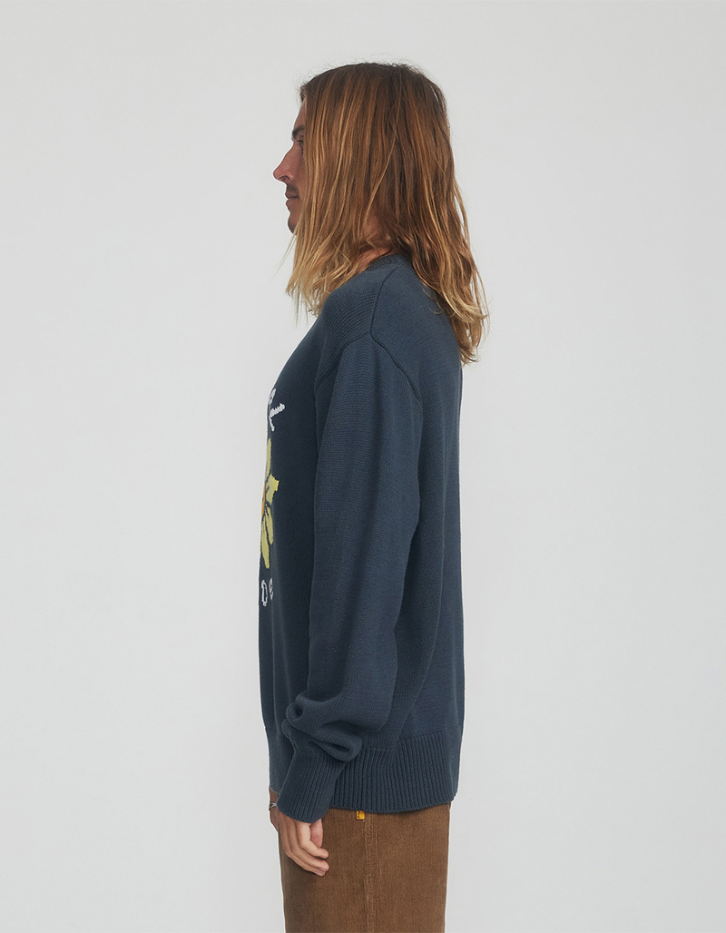 THE CRITICAL SLIDE SOCIETY Smile Mens Crewneck Knit Sweater image number 3