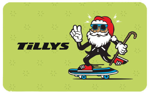 Gift Card 16Santa Skateboard