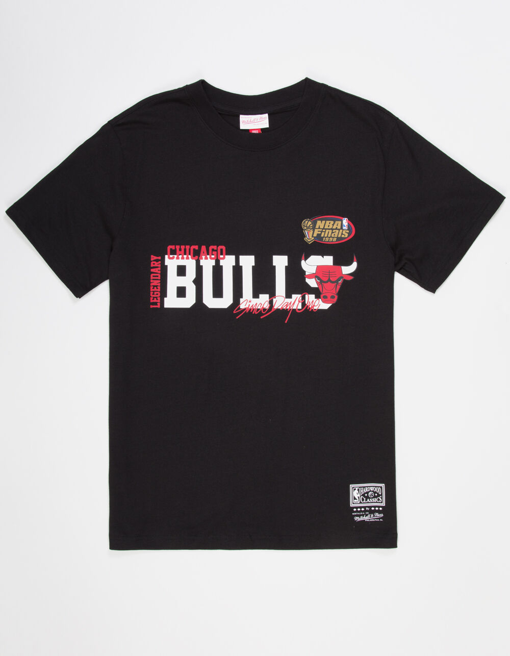 MITCHELL & NESS Chicago Bulls Home Team Mens Tee - BLACK | Tillys