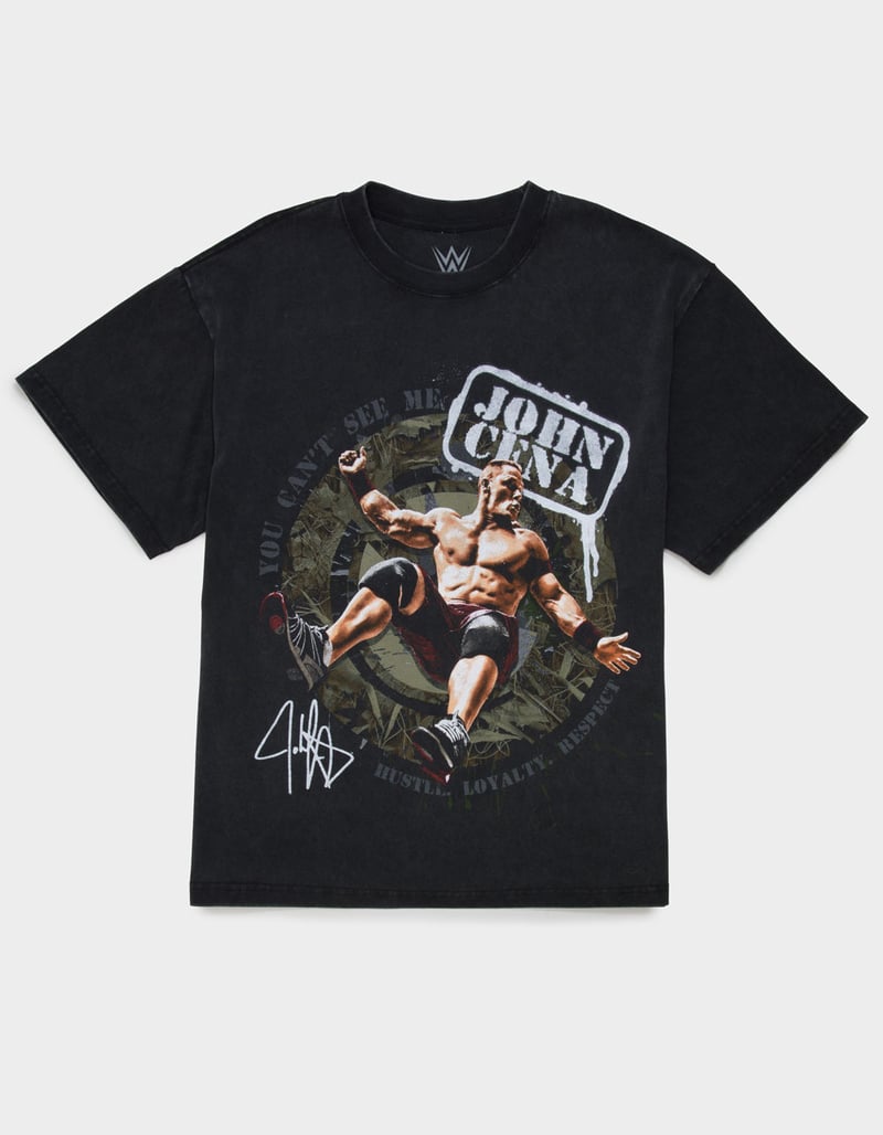 WWE John Cena Big 3 Mens Boxy Tee image number 0