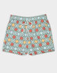 RSQ Mens Tile 5" Swim Shorts image number 1