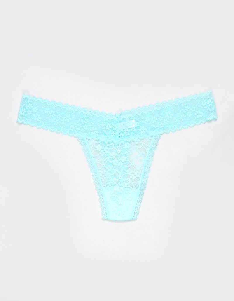 FULL TILT Allover Lace Thong image number 0