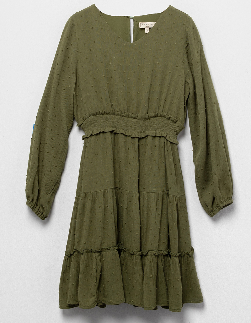 HAYDEN Swiss Dot Girls Babydoll Dress image number 0