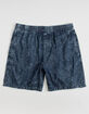 BRIXTON Steady Mens Navy Wash Shorts image number 1