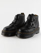 DR. MARTENS Devon Flower Buckle Womens Platform Boots image number 1