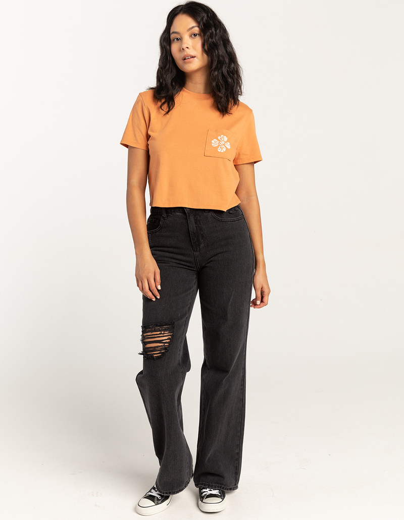 VOLCOM Pocket Dial Womens Crop Tee image number 3