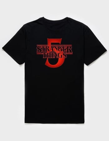 STRANGER THINGS Season 5 Glow Logo Unisex Tee Primary Image