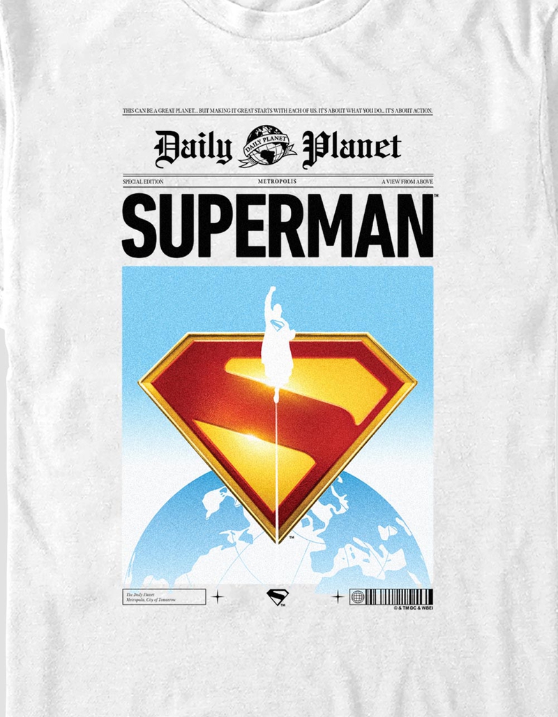 SUPERMAN Daily Planet Page Unisex Tee image number 1