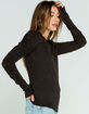 FREE PEOPLE Natasha Womens Black Tee image number 2