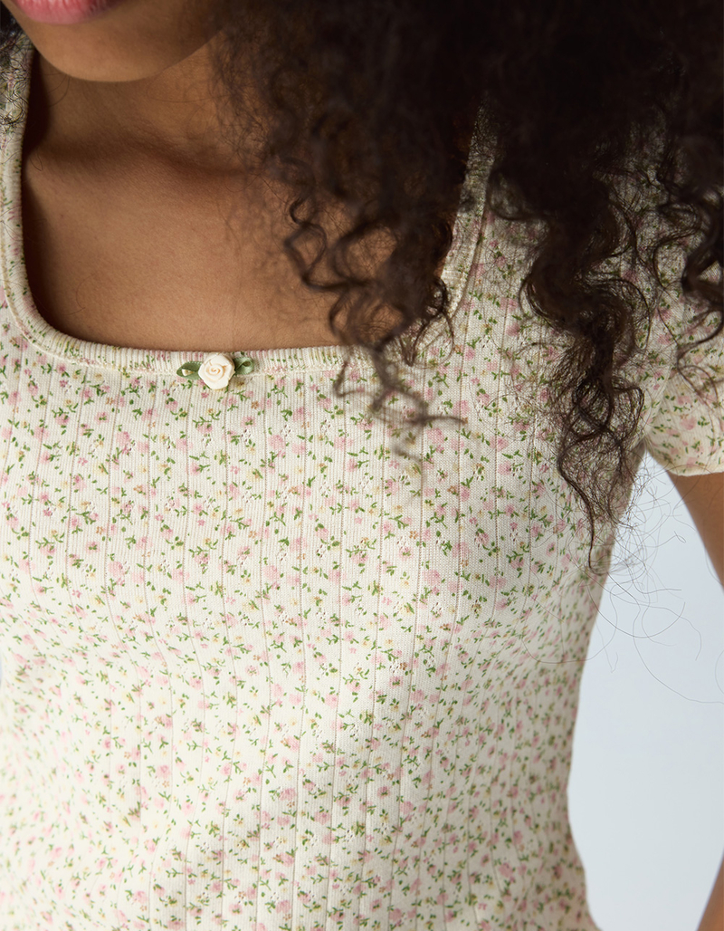 RSQ Girls Ditzy Double Layer Tee image number 2