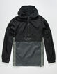 HUF Wave Mens Black Anorak Jacket image number 1