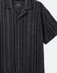 BRIXTON Bunker Mens Seersucker Button Up Shirt image number 2