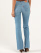 LEVI'S High Rise Flare Womens Jeans - Light Indigo Destruction image number 4