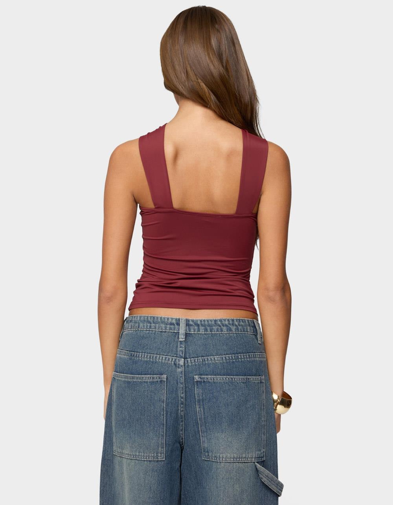 EDIKTED Cielle Wide Strap Gathered Top image number 2