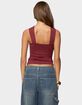 EDIKTED Cielle Wide Strap Gathered Top image number 3