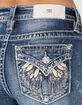 MISS ME Wing Womens Bootcut Jeans image number 3