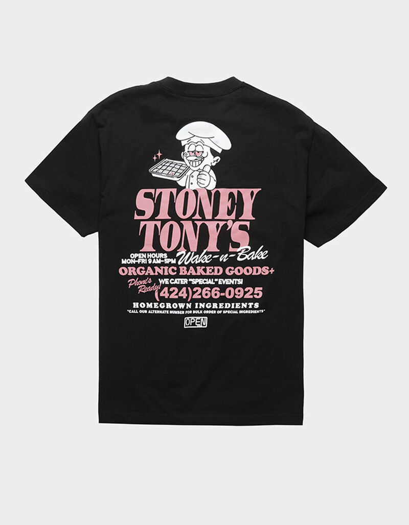 OPEN 925 Stoney Tonys Mens T-Shirt - BLACK - 407255100