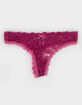 SPREE INTIMATES Mesh Lace Thong image number 1