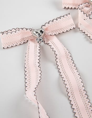 FULL TILT 2 Pack Teddy Bear Bow Set Alternative Image