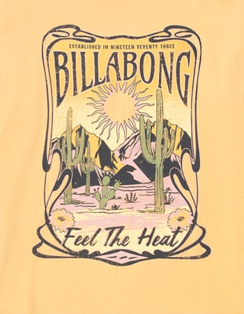 BILLABONG Feel The Heat Girls Boyfriend Tee Alternative Image