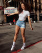 LEVI'S 501 High Rise Womens Denim Shorts - Oxnard Athens image number 7