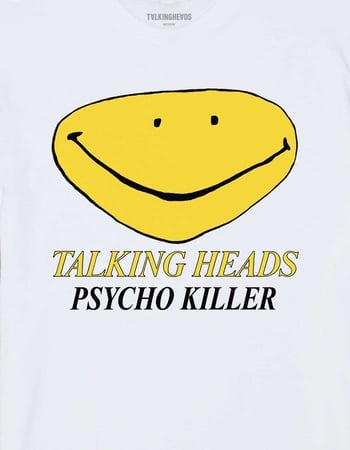 TALKING HEADS Psycho Smile Unisex Tee Alternative Image