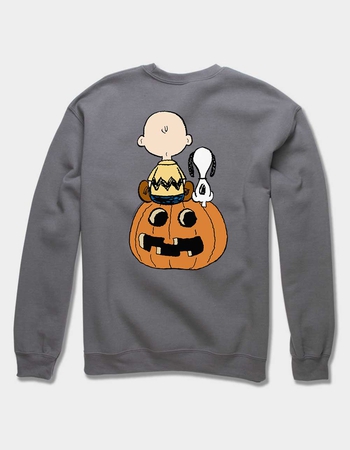 PEANUTS Together Pumpkin Unisex Crewneck Sweatshirt Alternative Image