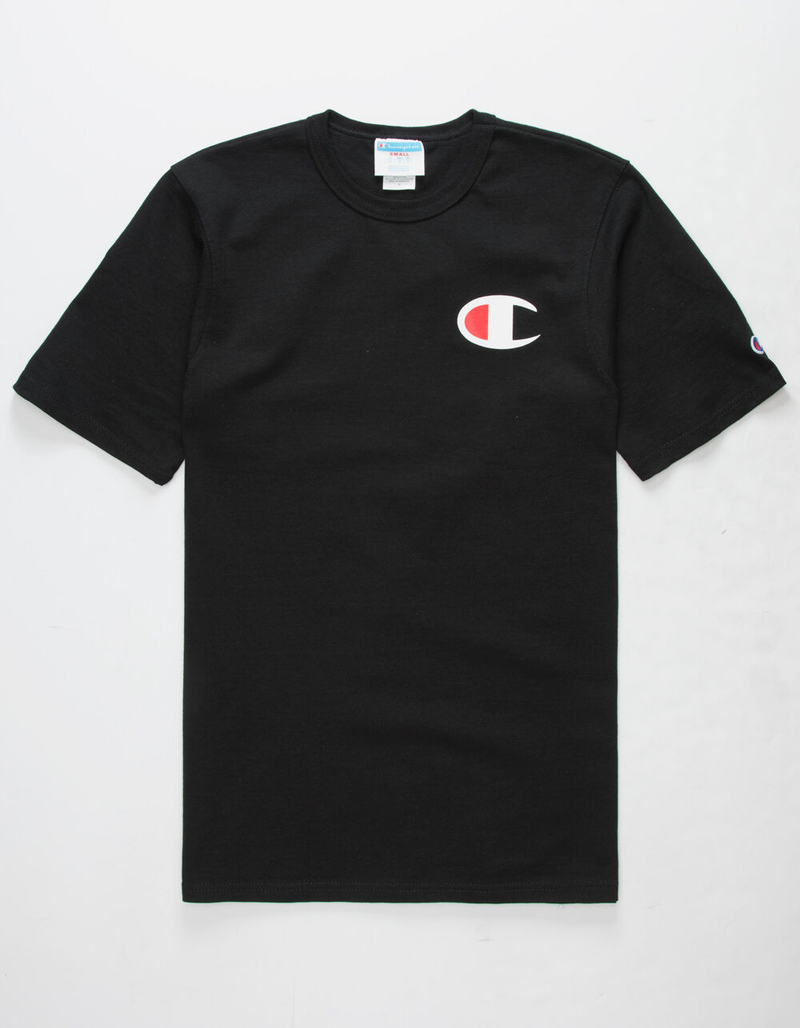 CHAMPION Graphic Heritage Black Mens T-Shirt image number 0