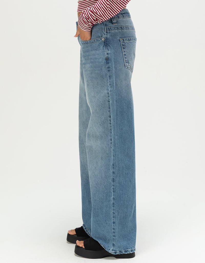 RSQ Womens Low Rise Y2K Baggy Jeans image number 2