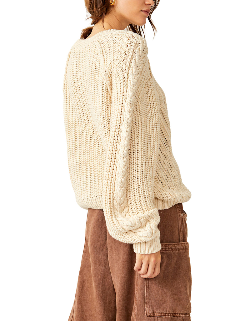 FREE PEOPLE Frankie Womens Cable Sweater image number 3