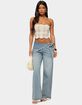 EDIKTED Laurin Crochet Strapless Top image number 5