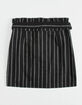 WHITE FAWN Stripe Button Front Girls Skirt image number 2