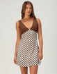 RSQ Womens Polka Dot & Stripe Dress image number 1