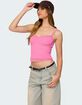 EDIKTED Mireille Lacey Tank Top image number 4