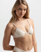 FULL TILT Ribbed Underwire Bralette Bikini Top image number 4