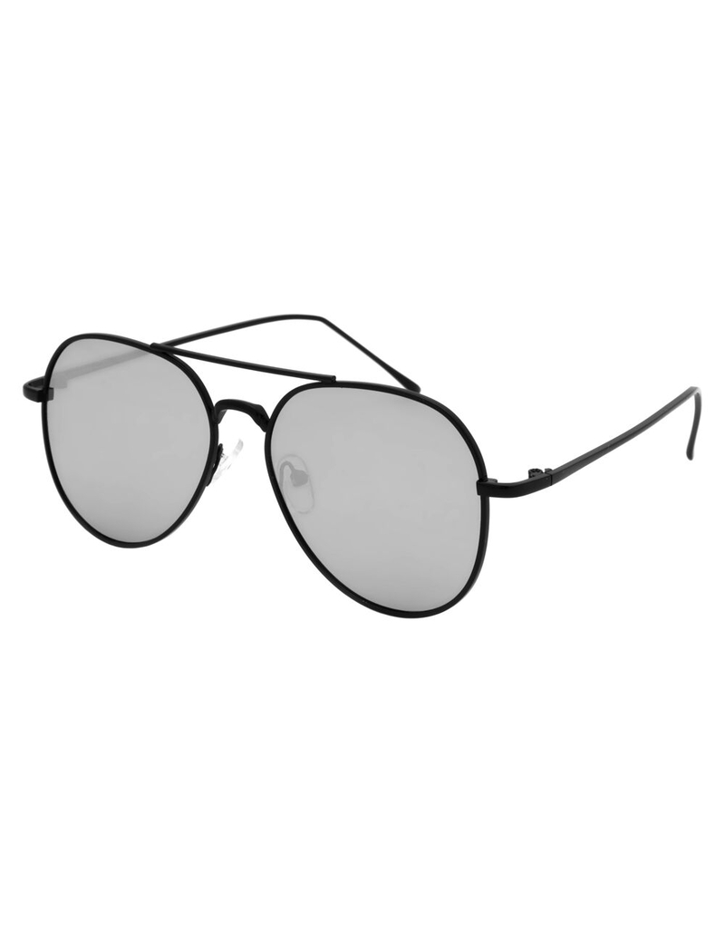 FULL TILT Escape Black Kids Aviator Sunglasses image number 0