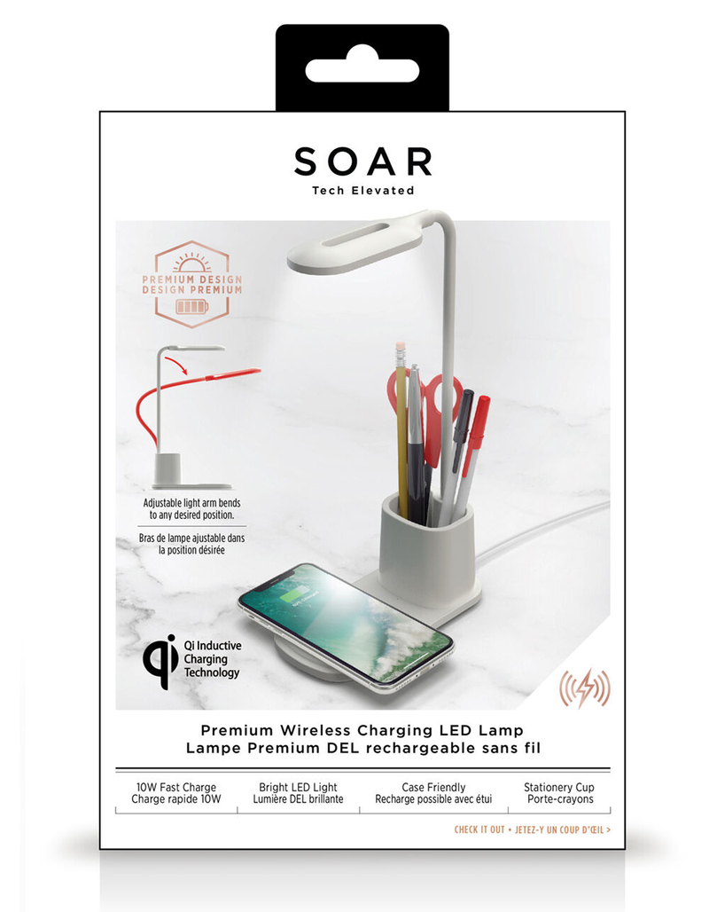 SOAR Premium Wireless Charging LED Lamp image number 1