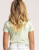 FULL TILT Essentials Girls V Neck Rib Tee image number 3