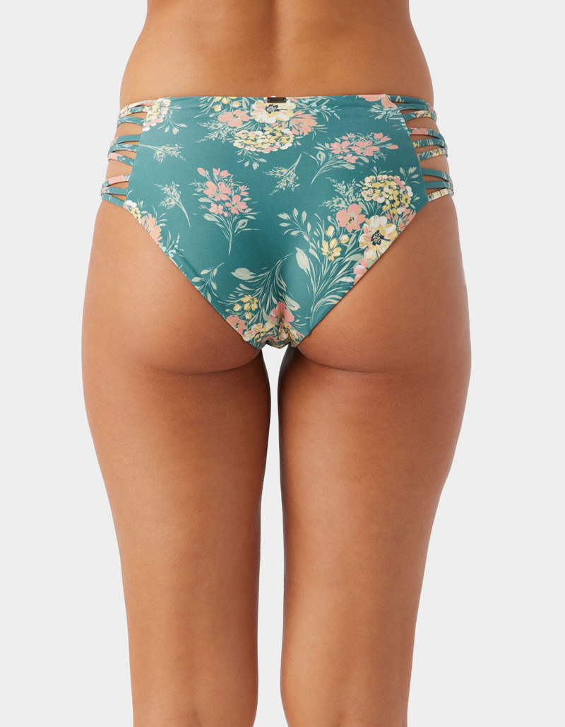O'NEILL Naya Floral Boulders Mid-Rise Full Bikini Bottoms image number 3