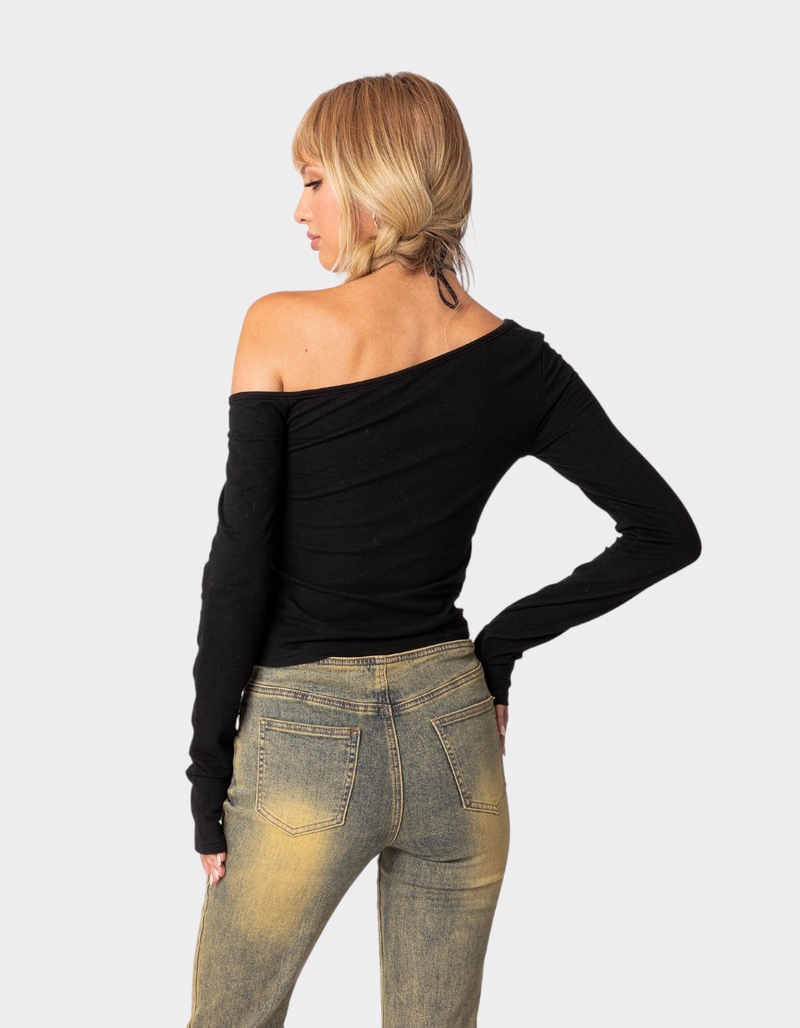 EDIKTED Swan Asymmetric Top image number 3