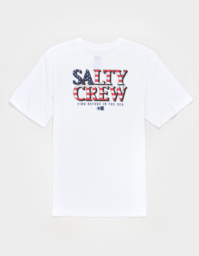 SALTY CREW America Optic Boys Tee image number 0