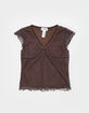 RSQ Girls Polka Dot Mesh Top image number 2