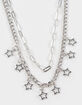FULL TILT Layered Star Chain Necklace image number 2