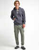 RSQ Mens Agave Fleece Cargo Jogger Sweatpants image number 1