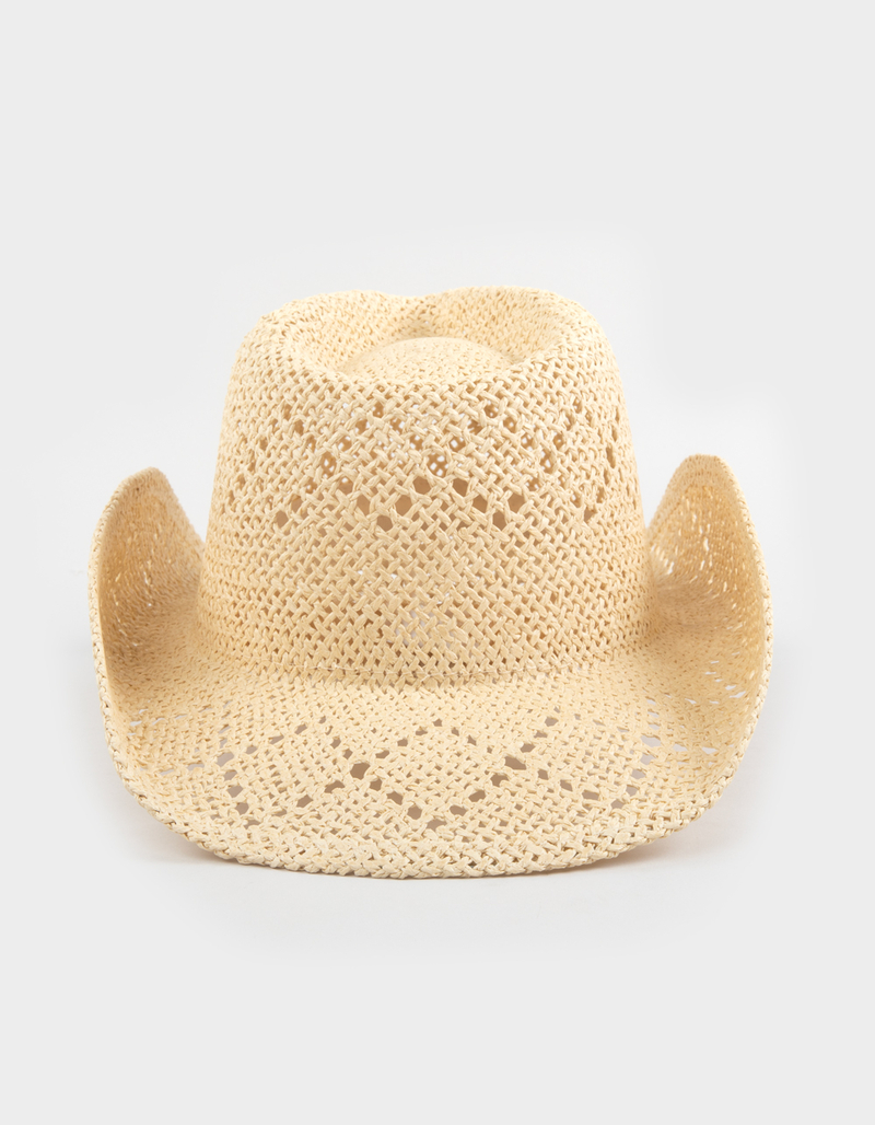 Straw Womens Cowboy Hat image number 4