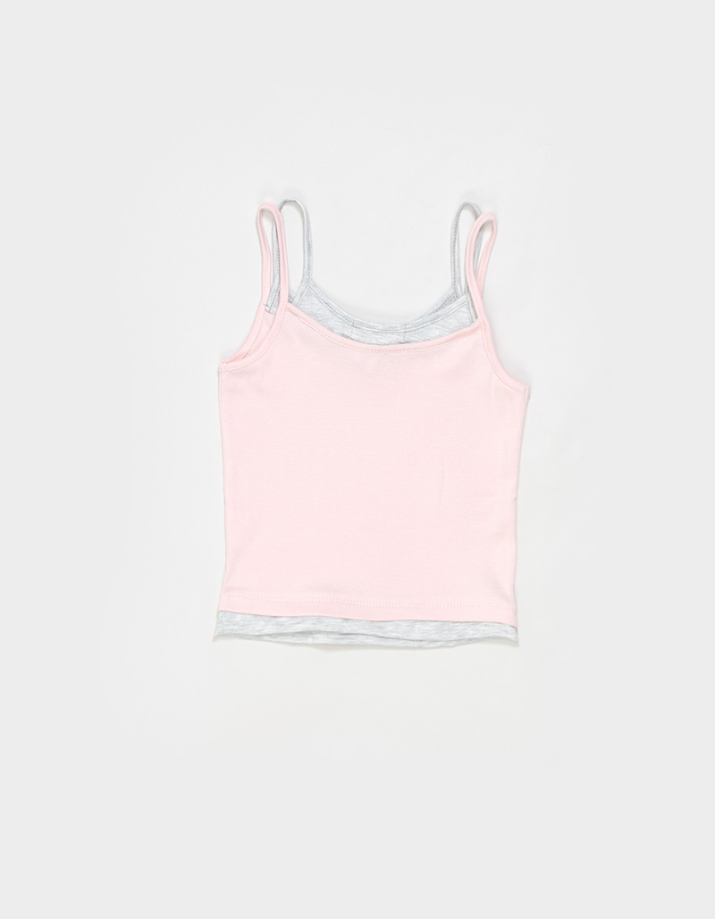 FULL TILT Essentials Girls Double Layer Tank Top image number 1
