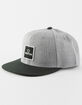 BRIXTON Alpha Square MP Mens Snapback Hat image number 1