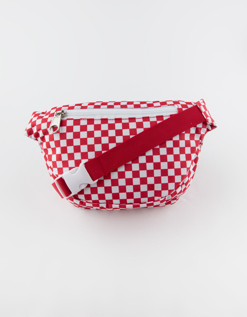 Mini Checker Red & White Fanny Pack image number 2